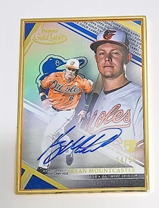 RYAN MOUNTCASTLE 2021 Topps Gold Label Framed Blue Rookie RC Auto SP #d/50 - Picture 1 of 2