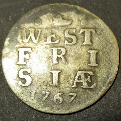 Certificate Authenticity 1767 Colonial New York Silver Lion Dime West Frisia Min - Image 1 of 4