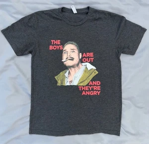 Zach Bryan The Boys Are Out & They’re Angry Concert T-Shirt Heather Black Medium - Picture 1 of 3