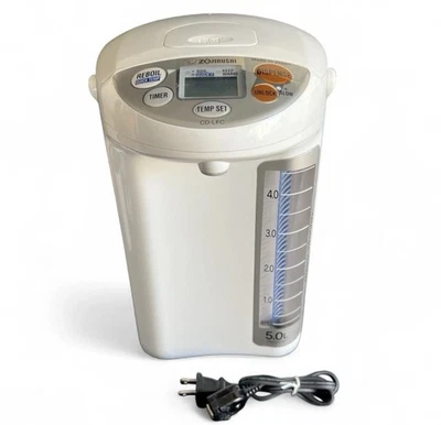 Zojirushi CD-LFC50 Panorama Window Water Boiler Warmer 169oz 5 Liter White - Image 1 of 4