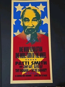 Patti Smith One More Revolution Concert Serigraph Poster Mark Arminski SIGNED - Picture 1 of 16