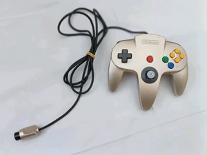 Goldener Nintendo 64 Controller Original N64 Stick Gut Gamepad Gold - Bild 1 von 4