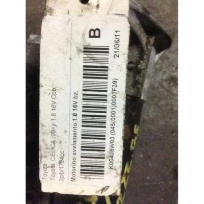 STARTER MOTOR FOR TOYOTA CELICA (99-06) 1.8 16V CPE 3P/B/1794CC. 1999 - Image 1 of 4