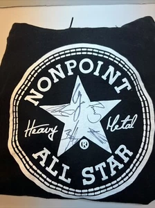 Felpa con cappuccio firmata NONPOINT autografo ELIAS SORIANO metallo pesante All Star - Foto 1 di 7
