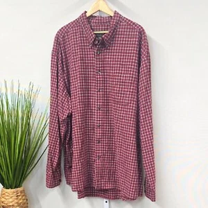 Eddie Bauer Tall kariertes Hemd - 100% Baumwolle, Freizeit XXXL - Bild 1 von 4