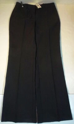 *NWT* NEW YORK & CO WOMENS BLACK FASHION DESIGNER PANT SIZE 2 M181 - Image 1 of 4