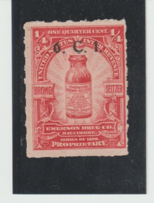 Scott# RS280 Precancel 6c1 #2Private Die Medicine Emerson Drug Hyphen Perf 7 MNG - Image 1 of 4