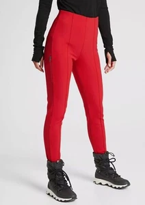 Pantalones ajustados de nieve ATHLETA Glacier 6 pantalones de esquí rojos nuevos sin etiquetas - Imagen 1 de 10