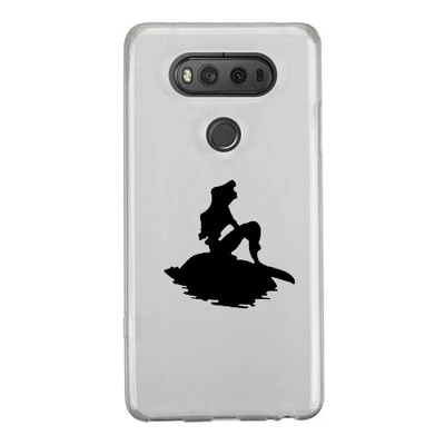 Mermaid Silhouette Sticker Die Cut Decal for mobile cell phone Smartphone Decor - Image 1 of 4