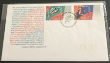 Australian  FDC 2000 Paralympic Torch