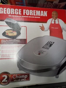 GEORGE FOREMAN SUPER CHAMP VALUE GRILL - GR26B - NEW IN BOX - Picture 1 of 1