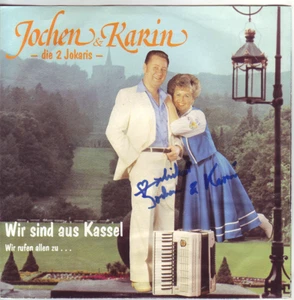 "7" - JOCHEN & KARIN - Wir sind aus Kassel - mit Widmung/Autogramm !!! - Bild 1 von 1