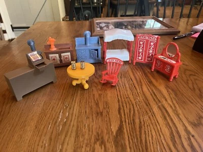 Lote de muebles de muñeca de colección  Foto 1 de 4