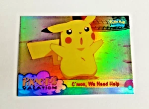 TOPPS 1999 POKEMON THE FIRST MOVIE ANIMATION PIKACHU’S VACATION FOIL CARD 53 - Picture 1 of 7