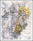 1969 Coal Mine Map of Banning Mine and Adjoiners in Fayette and Westmoreland PA