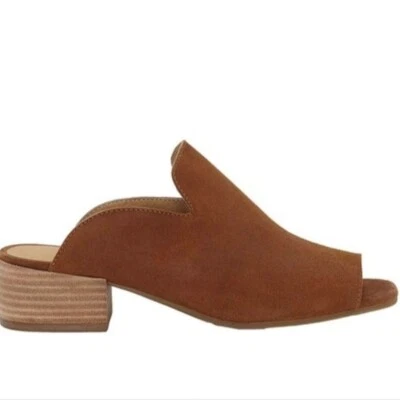 Lucky Brand Noomrie 滑鞋麂皮绒高跟鞋 凉鞋 尺寸 7M — 第 1/4 张图片