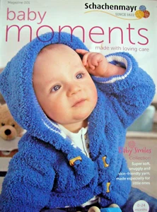 Schachenmayr Knitting Pattern Mag 001 - BABY MOMENTS - 0-24Mth in VGC in English - Picture 1 of 8