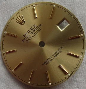 Rolex Oyster Perpetual Datejust mens wristwatch dial 27 mm. in diameter - Picture 1 of 5