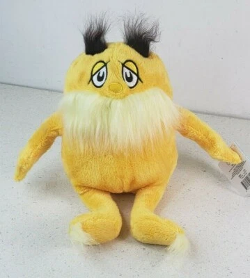 Kohl's Cares /博士 Seuss The Lorax Character 黄色毛绒 12 英寸全新全新带标签 — 第 1/4 张图片