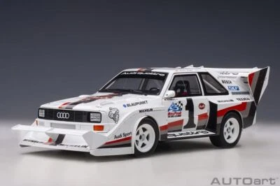 Audi Sport Quattro S1 Vincitore Pikes Peak 1987 #1 Walter Röhrl 1:18 Autoart - Immagine 1 di 4