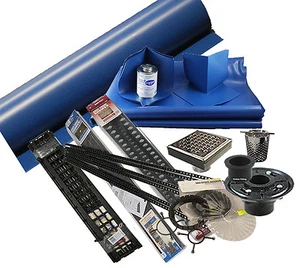 Composeal Quick Pitch and Royal Square Drain Complete Shower KIT - Picture 1 of 12