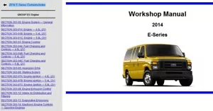 2014 Ford E150 E250 E350 E450 F-53 f-59 Van Motorhome Service Repair Manual USB - Picture 1 of 9