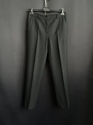 MIU MIU PRADA Woman's Pants Wool Black Size It 40 Made In Italy - Image 1 of 4