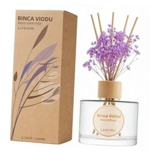 Reed Diffuser Set, Lavender Natural Scent Oil Diffusers with Sticks for Home - Picture 1 of 7