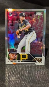 2023 Topps Chrome Baseball Luis Ortiz RC #64 Refractor Pittsburgh Pirates - Picture 1 of 2