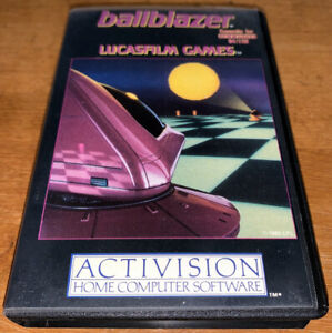 Ballblazer / Ball Blazer, ACTIVISION, Commodore 64/128 cassettes - Rare Classique