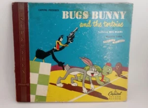 Bugs Bunny and the Tortoise Featuring Mel Blanc Record Reader Set - Picture 1 of 8