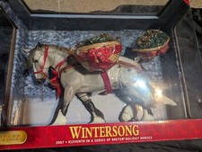 Breyer Holiday Horse #700107 WINTERSONG Retired 2007 - NIB