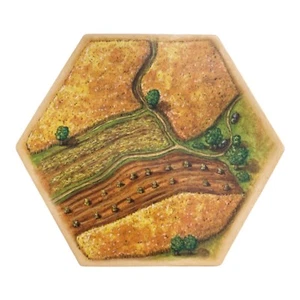 Die Siedler von Catan #3061 4th Edition Terrain Hex Tile Replacement Fields 4of4 - Bild 1 von 1