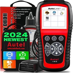 Autel AutoLink AL619 2025 Herramienta de escaneo de diagnóstico ABS SRS & CAN OBD2 más nueva para automóvil - Imagen 1 de 14