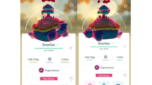 👍Non Shiny Gigantamax Snorlax (Gigadynamax Relaxo) Pokemon GO🤞 Scambio o PTC - Foto 1 di 5