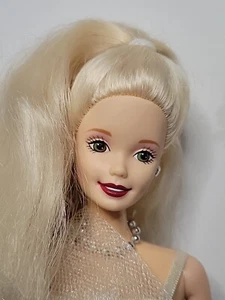 Vtg Barbie Doll 80-90s Blonde Brown/Green Eyes In Wedding Dress Beautiful 😍  - Bild 1 von 18