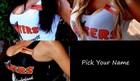 Hooters Uniform Pic Name Tag Showgirl Celebrity Lingerie Casino Waitress Xtra