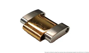 Rolex 18k Gelbgold Edelstahl 15,5mm Herren Oyster Link 116233 116203 - Bild 1 von 4