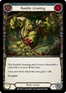 Rumble Grunzen (blau) Dynastie neuwertig Fleisch und Blut - Bild 1 von 1