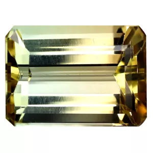 4.15 ct Octagon (11 x 8 mm) Unheated / Untreated Mozambique Bi- Tourmaline - Picture 1 of 2