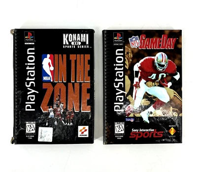 PlayStation 批量 NFL GAMEDAY 带手册和区域长盒版 PS1 — 第 1/4 张图片