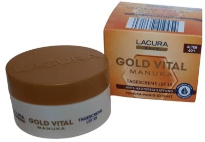 LACURA Gold Vital Manuka Tagescreme LSF 15 ab 60 Jahre