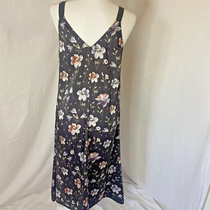 Margaret O’Leary black dress midi length size Medium - Picture 1 of 12