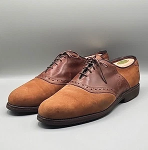 Allen Edmonds Greenwood Leder Schnürschuh Derby in Braun Größe 9,5 D - Bild 1 von 13