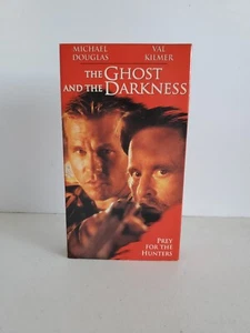 The Ghost and the Darkness (VHS, 1997) Drama Thriller Val Kilmer Michael Douglas - Picture 1 of 3