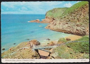 Plemont Bay Jersey Chanel Islands Valentine Postcard - Picture 1 of 2