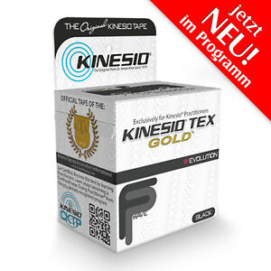 Kinesio Tex Gold FP Schwarz Kinesiologie Rheuma Kinseo Physiotape Tape taping