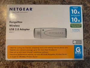 Netgear RangeMax Wireless USB 2.0 Adapter - Picture 1 of 3