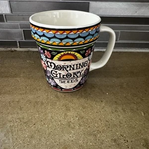 Morning Glory Blumentopf Becher Giftcraft Stanley Papel Teetasse Keramik Blumengeschenk - Bild 1 von 4