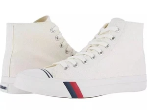 Pro-Keds Herren 9 Royal Hi Weiß Creme Canvas Schnürschuhe Hoch Turnschuhe PK54477 - Bild 1 von 11